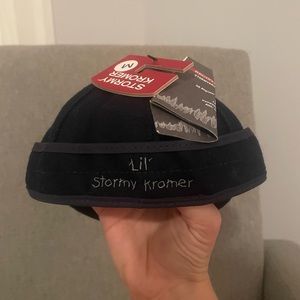 Lil stormy Kromer kids medium hat dark navy blue